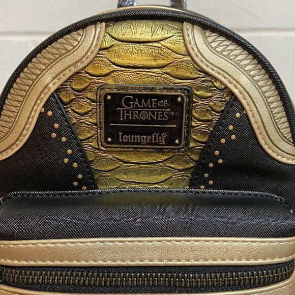 Loungefly Game Of Thrones Queen Cersei Armor Mini Backpack Limited Edition 2022 - Picture 5 of 15